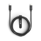NXT Technologies - Câble tressé Lightning vers USB-C, 6 pi - noir-Longueur du câble : 6 pi
