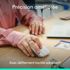 Logitech - Mobi Fold, souris de voyage ultraportable, petite et légère - Graphite-Charge rapide : autonomie pouvant aller jusqu’à 1 mois avec une charge complète. Jusqu’à 22 heures d’utilisation avec une charge d’une minute. Recharge via câble USB-C (non inclus)