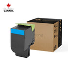 Ecotone - 70C1HC0 Remanufacturés Toner Cartridge - Cyan -Type : Réusinée EcoTone