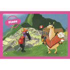 Auzou - Jeu Le Loup qui voulait faire le tour du monde-Dés et figurine