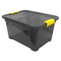 Modern Homes - Bac de rangement Modern Homes - 18 L - gris-Capacité pour une utilisation polyvalente