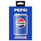 Orbit – Hub de charge Pepsi à 3 ports-3 ports : 2 USB-A et 1 USB-C
