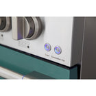 Kucht - 48 po Série KDF Cuisinière Pro Style au gaz naturel - Acier inoxydable/Vert-Convertible au propane liquide