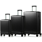 CHAMPS - Ensemble de bagages extensibles  3 pièces - à parois rigides Collection Fresh II - Noir-Materieau Polycarbonate