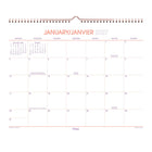 Mead – Calendrier mural Colour Pop 2027 – 12 po x 15 po – bilingue-Format des pages : 11 7/8 po H x 14 7/8 po l