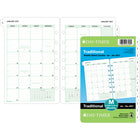 Day–Timer – Recharge d’agenda mensuel 2027 format bureau – 8 1/2 po x 5 1/2 po – anglais-Affichez votre mois entier à la fois sur deux pages, avec une liste rapide des tâches à droite