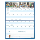 MotherWord - Calendrier familial magnétique pour réfrigérateur 2026-2027 - 9 1/2 po H x 15 po l - anglais-Anglais seulement