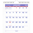 AT-A-GLANCE - Mini calendrier mensuel de tente 2025 - 7 1/2 po H x 6 1/2 po l - anglais-Format des pages : 7 1/2 po H x 6 1/2 po l