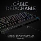 Clavier de jeu filaire Logitech G Pro Mechanical - Noir-1,34"H x 14,21"L x 6,02"P