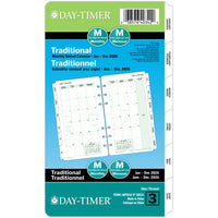 Day-Timer - Recharge datee 2026 2 pages/mois portable - 6 3/4 po H x 3 3/4 po l - bilingue-Format des pages : 6 3/4 po H x 3 3/4 po l
