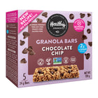 Healthy Crunch - Barres granola aux pépites de chocolat- 24 gr - Paquet de 30-Sans allergène, approuvé par l'école