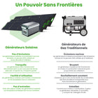 Yoshino - Générateur solaire portable à semi-conducteurs 2000 W avec 3 panneaux solaires portables de 200 W-LA SÉCURITÉ AVANT TOUT – Les cellules de batterie à semi-conducteurs Yoshino offrent une tranquillité d'esprit que la concurrence laisse derrière elle ; Yoshino possède une certification ETL complète sur toutes ses centrales électriques portables et a été testé en laboratoire américain contre l'emballement thermique (pas de problèmes d'inflammabilité comme les batteries au lithium traditionnelles), ai