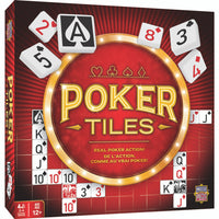 Masterpieces Puzzle Company - Poker Tiles jeu de plateau-AGE: 12+