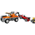 LEGO - Réparation de dépanneuse et de voiture de sport City - 101 pièces-Ensemble de construction de véhicules jouets comprenant une dépanneuse, une voiture de sport et 2 figurines de conducteur