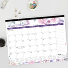 Blueline - 2026 Calendrier sous-main mensuel Passion - 22 po x 17 po - Bilingue-Calendrier annuel au bas de chaque page 