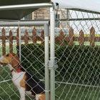 PawHut - Chenil pour chiens couvert 6,6 pi L x 6,6 pi l x 4,9 pi H pour petits et moyens chiens-Une porte avec une serrure pour plus de sécurité 
