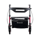Journey - Déambulateur de mobilité Breeze Rollator - rouge-Les poignées réglables aident à offrir un meilleur ajustement à un plus grand nombre d’utilisateurs