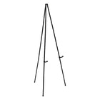 Staples - Chevalet d'affichage robuste instantané - 63 po - Noir-Supports réglables et pieds antidérapants pour une stabilité accrue