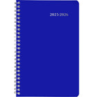 Staples - Agenda scolaire hebdomadaire/mensuel 2025-2026 - 8 1/2 po H x 5 1/2 po l - assorties - bilingue-La page d'informations personnelles comprend une section générale, d'urgence et médicale, l'horaire des cours, les dates à retenir, trois ans à venir en référence
