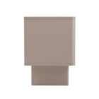 Manhattan Comfort - Ensemble de 2 tables de nuit modernes Ella 100 cm - Mocha-Tiroir élégant sans poignée pour un aspect épuré et dégagé