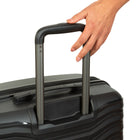 Air Canada - Jasper Valise de Cabine Rigide Pivotante de 20 po - Noir-Pieds latéraux de protection