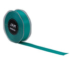 JAM Paper - Ruban de satin double face - 7/8" de large x 25 m - Bleu tropical-Quantité : Rouleau vendu à l'unité