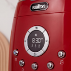 Salton - cafetière numérique de 12 tasses NuRetro - cerise cosmique-Fonctions « Pause et service » pour se verser une première tasse rapidement et « Maintien au chaud » pour conserver la température du café pendant jusqu’à 2 heures.