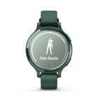 Garmin - Lily 2 Active Jasper Vert avec Bracelet en Silicone-Train for your next 5K, 10K or half-marathon with Garmin Coach training plans from expert coaches 