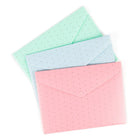 Pochette à documents U Brands Basics, 3 unités, pois-Pois dorés
