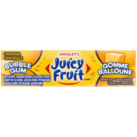 Juicy Fruit – Gomme balloune sucrée, paquet individuel, 5 morceaux-Gomme balloune sucrée Juicy Fruit