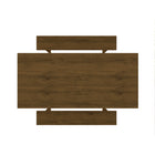 Manhattan Comfort - Ensemble de salle à manger moderne Nomad 172,5 cm - Nature - Lot de 3-Comprend des butées en plastique réglables