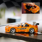LEGO - Speed Champions La Toyota Supra MK4 de Rapides et dangereux-Les détails authentiques du film comprennent l'aile arrière de la Supra et 4 jantes