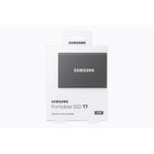 Samsung - T7 2To USB 3.2 Gen. 2 Disque SSD Portatif - Gris-Compatible avec les PC, les Mac, les appareils Android, les consoles de jeu, etc.