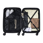 Swiss Mobility - Valise d'enregistrement à coque rigide 30.50po de la collection DXB  - Vert-Poignée de transport supérieure renforcée