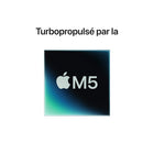 Apple - Portatif MacBook Pro 14 po - puce M5 - SSD 512 Go - Mémoire unifiée 16 Go - Noir Infini - Français-JUSQU’À 24 HEURES D’AUTONOMIE – Branché ou non, MacBook Pro 14 po livre toujours les mêmes performances exceptionnelles