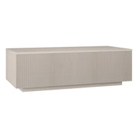 Hudson&Canal - Table basse rectangulaire Reyes 48" L - Blanc aulne-Un design contemporain moderne pour votre salon, votre bureau et plus encore