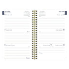 Blueline - Agenda Scolaire Hebdomadaire/Mensuel 13 Mois  De Juillet À Juillet - 8 po H x 5 po l - Motif Floral - Bilingue-Planificateur mensuel au début de chaque mois