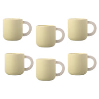 Maxwell & Williams - Tasse Jaune Citron Sherbert - 370 ml - Paquet de 6-Lave-vaisselle