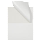 JAM Paper Étiquettes expédition, demi-feuilles, 5,5 x 8,5 po, blanc, 50/paquet-Blanc