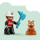 LEGO - DUPLO Town Le camion de pompiers avec un boyau et un pompier-Les briques LEGO DUPLO sont testées au maximum pour garantir une expérience de jeu sûre
