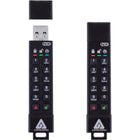 Apricorn - Aegis Secure Key 3NX Crypté USB 3.1 Gen 1 16GB Clé USB - noir-IP 67 interdit à l’immersion dans l’eau et au soufflage de poussière. Le terrain accidenté, le sable, les endroits humides et les températures extrêmes ne font pas le poids face au 3NX. L’enveloppe extérieure en alliage d’aluminium résistante à l’écrasement et le manchon durable sont prêts pour n’importe où. 