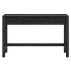 Hudson&Canal - Bureau Fern 48 po - Grain noir-Fabriqué à partir de matériaux MDF robustes avec une finition grainée noire artisanale