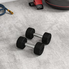 Soozier - Ensemble d’haltères 2 x 15 lb-Possibilité de rangement vertical pour un gain de place efficace