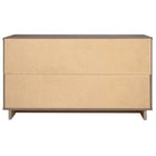 Manhattan Comfort Granville Modern Chest and Double Dresser Set - Light Grey-30 Day Limited Manufacturer's Warranty
