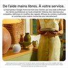 Google - Haut-parleur Home - Vert lichen-Avec un abonnement à Google Home Premium, il peut détecter des sons inhabituels, comme du verre qui se brise ou votre avertisseur de fumée qui se déclenche, et envoyer une alerte