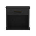 Manhattan Comfort - Table de nuit traditionnelle Clifford à 1 tiroir - Noir-Finition stratifiée aspect bois : aspect bois chaud et naturel avec une surface durable et facile à nettoyer