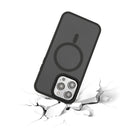 TUFF8 - Étui robuste Glide Guard pour iPhone 15 Pro Max - Noir fumé-Conception ergonomique : TUFF8 a été conçu pour donner à vos doigts et à vos mains plus de contrôle tactile lorsque vous passez des appels, envoyez des SMS ou utilisez votre téléphone grâce à sa prise en main bien conçu