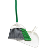 Libman - Balai Precision Angle avec porte-poussière-Les fibres convenant à toutes les surfaces éliminent plus de 99 % de la poussière, de la saleté et des poils en un seul passage