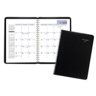 AT-A-GLANCE - Agenda mensuel 2027 - 8 3/4 po H x 6 7/8 po l - noir - bilingue-Format des pages : 8 3/4 po H x 6 7/8 po l
