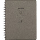 AT-A-GLANCE - Agenda hebdomadaire/mensuel Signature 2026 - 11 po H x 8 3/8 po l - gris - bilingue-13 mois : janvier 2026 à janvier 2027